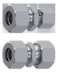 Straight Stainless Steel Hydraulic Tube Fittings