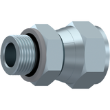 DICSA ADAPTOR M BSP - SWIVEL NUT JIC   M 1/8" BSP  F 7/16" 20F UNF | BEEDA