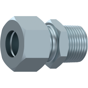 DICSA STRAIGHT MALE STUD COUPLING  Ø 4  LL  M 8X1 | BEACH