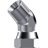 NPT Male to Female 45 Elbow Swivel Adaptor, E3/MN/FN | TTA Hyd