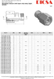 Tube End Reducers, L-Series, KOR-L | TTA Hyd