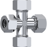 Tube Connector Equal Cross, L Series Light, K-L-X