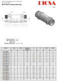 Non Return Valve Tube to Tube, L&S Series, RD |TTA Hydraulics