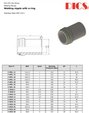 Welding Nipple, L&S Series, SKA |TTA Hyd