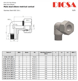 Tube Stud Elbow to Metric S-Series, WE/SM | TTA Hyd