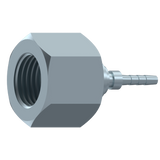 DICSA SWIVEL FEM FLAT SEAT O.RING MICRO-HOSE   1/4" BSP DN 2 | AFBBE