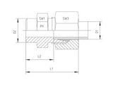 Coupling Bodies, S Series Heavy, ASV-S-STR
