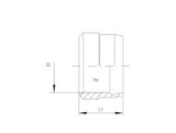 D-LL-RING-D Double Bite Cutting Ring LL Series Super Light