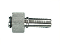 Metric Female Tapered Straight Hose End S Series | TTA Hyd