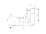 BSP Male Elbow Adaptor, E-MB-90