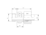Straight Connectors to BSP, L Series Light, omd, GE-LR-STR