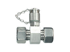 Straight Test Point Pressure Gauge Fitting, S Series Heavy, GMV-S-STR