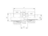 Stud Reducers, L Series Light, GR-L-STR