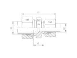 Stud Reducers, S Series Heavy, omd, GR-S-STR-omd