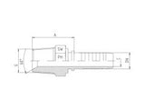 BSP Taper Male Straight Hose End | TTA Hydraulics