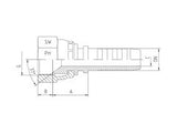 JIC Female Straight Hose End | TTA Hydraulics