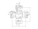 BSP Female Swivel K Adaptors, K-FB-SWI