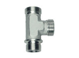 Stud Barrel Tee Piece Connector to Metric Parallel, S Series Heavy, LE-SM-T