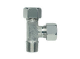 Stud Barrel Tee Piece Connector to BSP Taper, L Series Light, LE-LRK-T