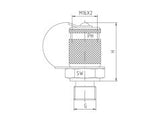 Test point Pressure Gauge, MAS-MRGN-WD