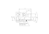 BSP Male to JIC Female Swivel Adaptor, MB-FJ-STR