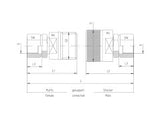 Quick Connector BSP, Screw Type, Female, QC-SKM-G