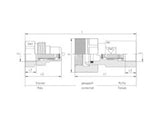 Female High Pressure Quick Coupling BSP Parallel, QC-HSK-M-G
