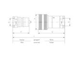 Quick Release Coupling ISO B, BSP, mu Series Female, QC-SV-MU-G
