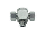 Banjo Tee Connector to Metric Parallel, LL Series Super Light, THV-LLM-T