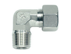 Stud Elbow Connector to NPT, L Series Light, WE-LN-90