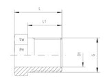 Internal Coupling Nut, LL Series Super Light, WS-LLM-NUT